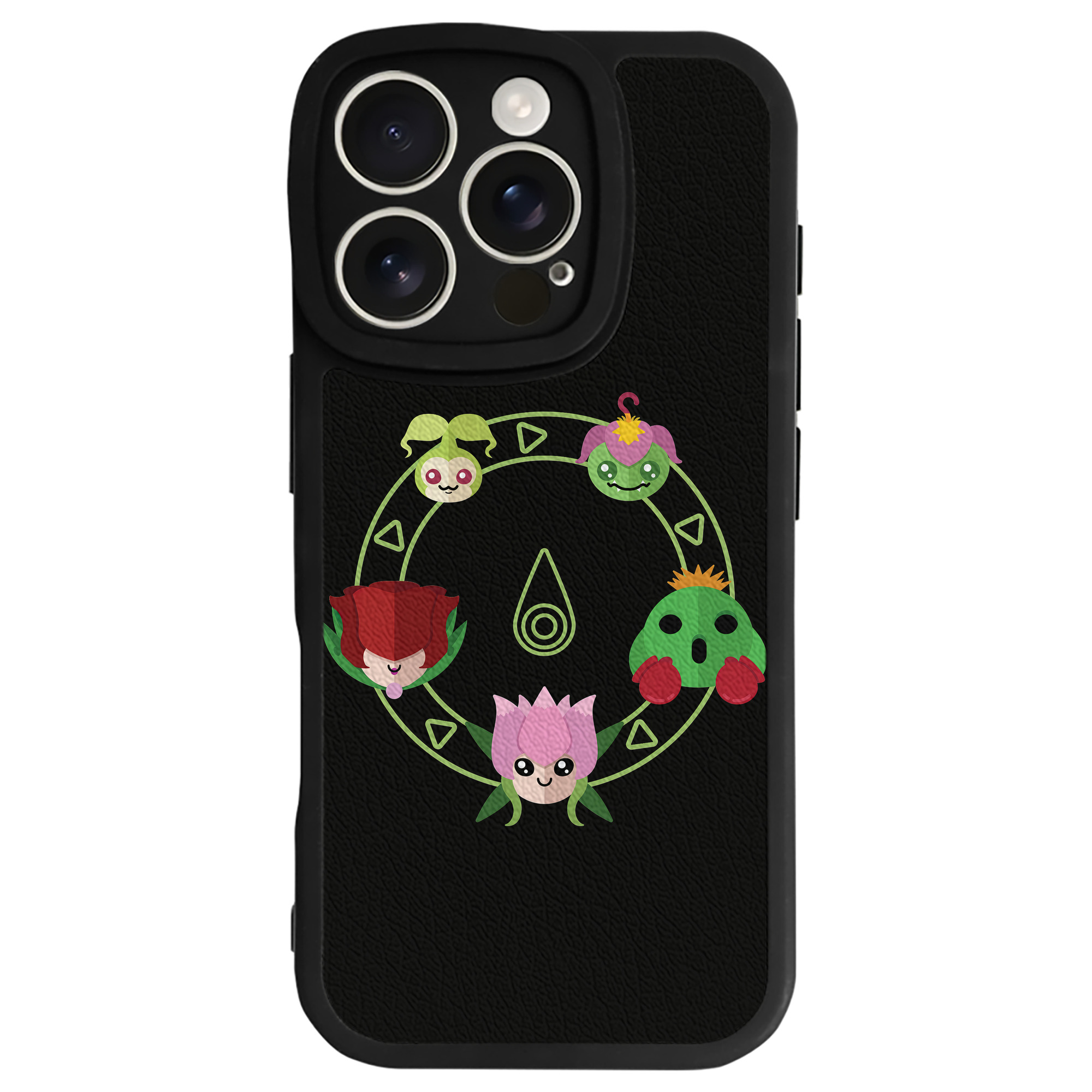 （画像用） Digimon デジタルモンスター/デジモン 【iPhone 16シリーズ対応】シリコンスマホケース（レザー調） 材質：シリコン